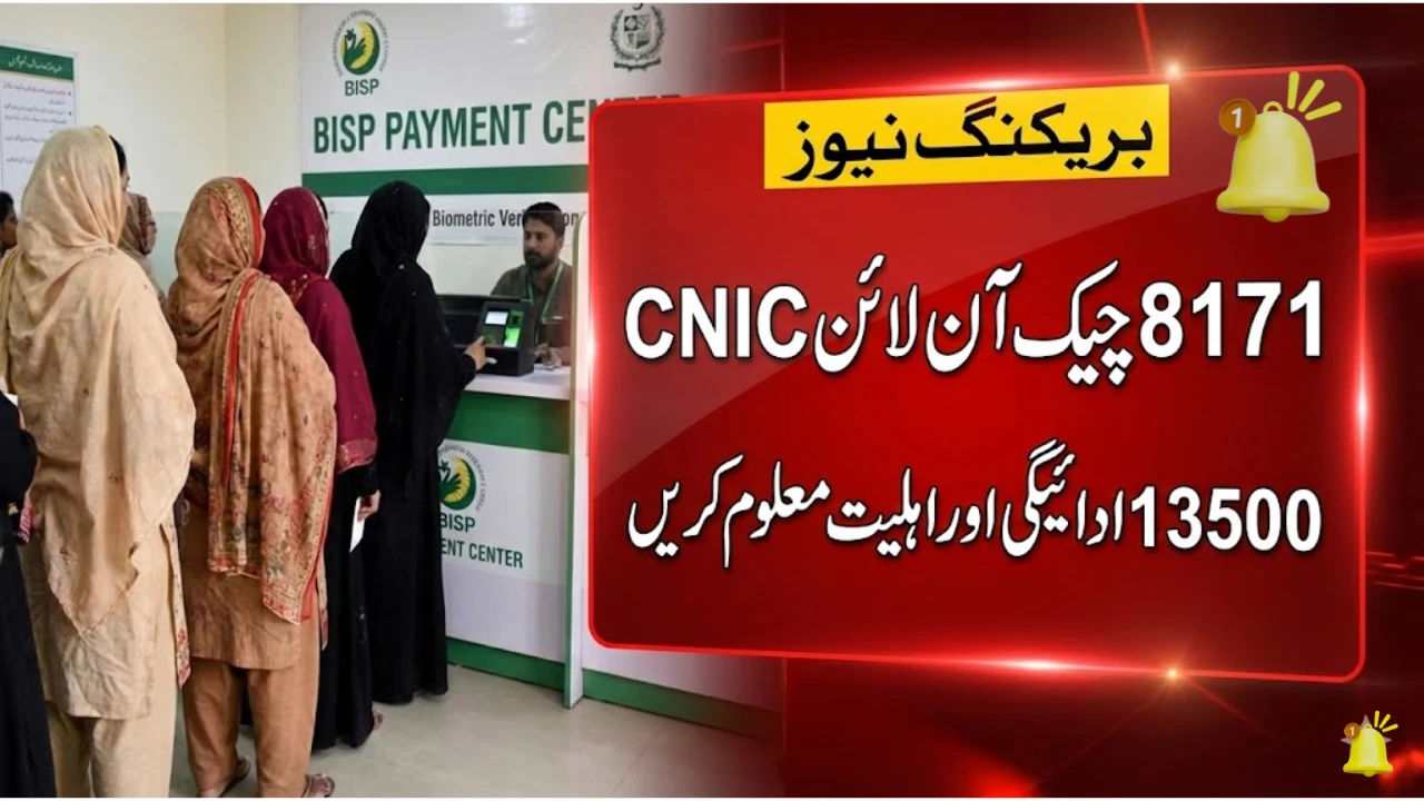 8171 Check Online CNIC 2026 – Complete Guide to Verify BISP Status